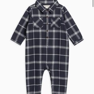 Locke Flannel Collar Romper